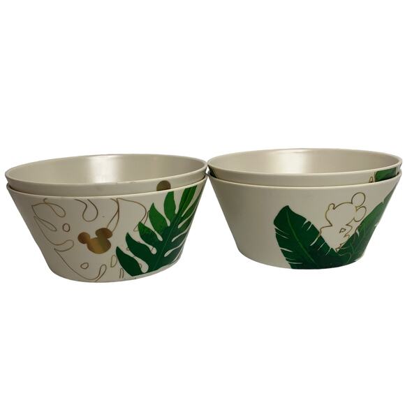 Disney Parks Tropical Mickey Mouse Hello Summer Melamine Bowls Set - Picture 7 of 11